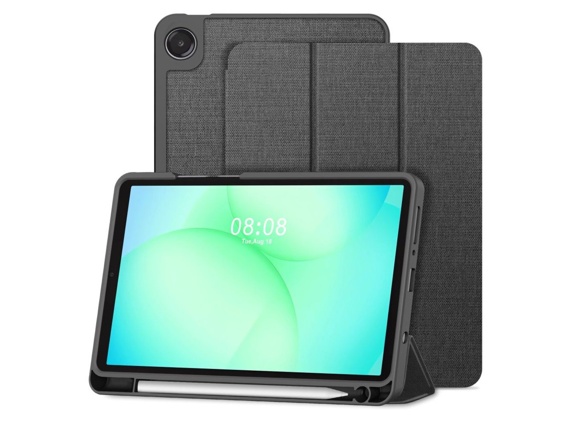 Tech-Protect SC Pen Canvas Case for Samsung Galaxy Tab A9 / A11 8.7 X110 / X115 / X133 / X135 - Gray