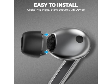 Almohadillas Tech-Protect para auriculares Samsung Galaxy Buds 3 Pro en tamaños S / M / L - negras ( Almohadillas Tech-Protect para auriculares Samsung Galaxy Buds 3 Pro en tamaños S / M / L - negras (