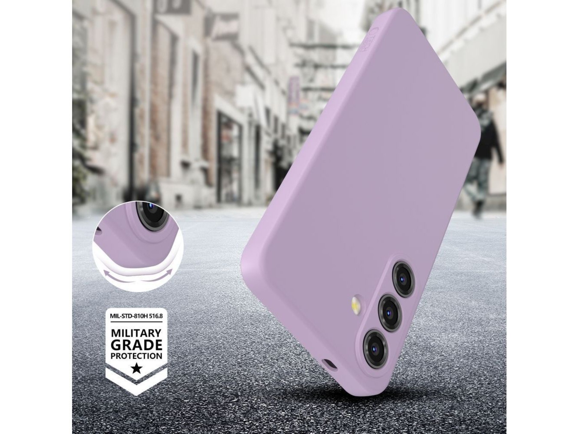 Funda Tech-Protect Icon para Samsung Galaxy S25 FE - Morada