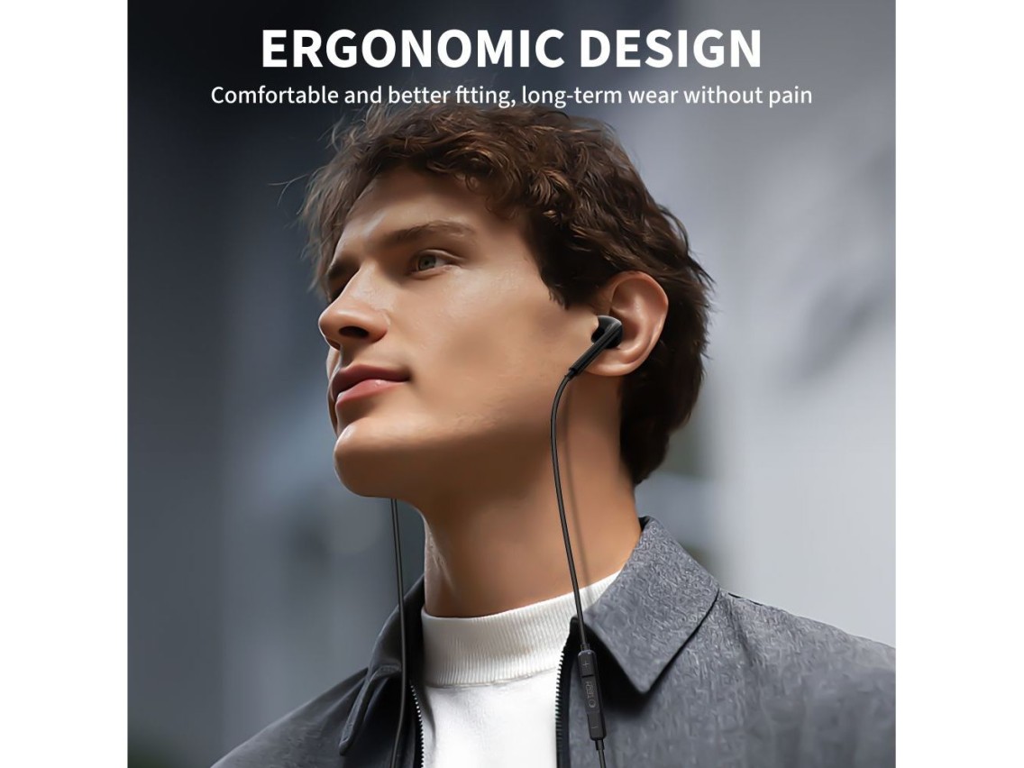 Fones de ouvido Tech-Protect Ultraboost Core G2 USB-C - Preto