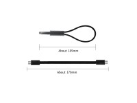 Tech-Protect Ultraboost DNA Cable with Keychain USB-C PD 60W / 3A - Gray Tech-Protect Ultraboost DNA Cable with Keychain USB-C PD 60W / 3A - Gray