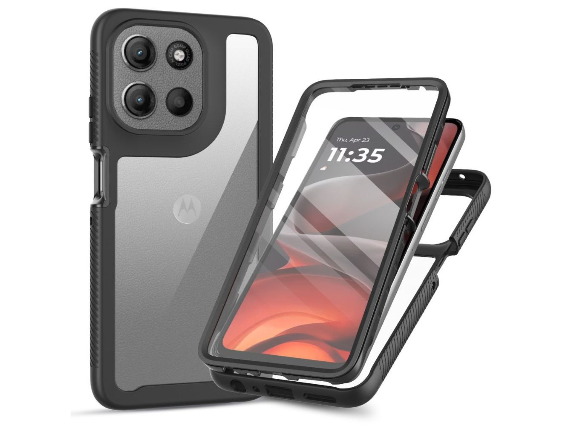 Tech-Protect Defense Case for Motorola Moto G56 5G - Black
