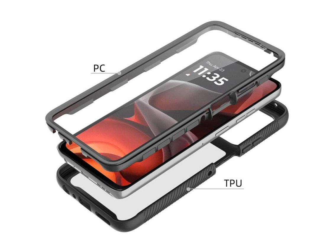 Tech-Protect Defense Case for Motorola Moto G56 5G - Black