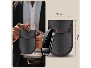 Funda Tech-Protect KLR100 con protecci�n RFID - Negra y roja