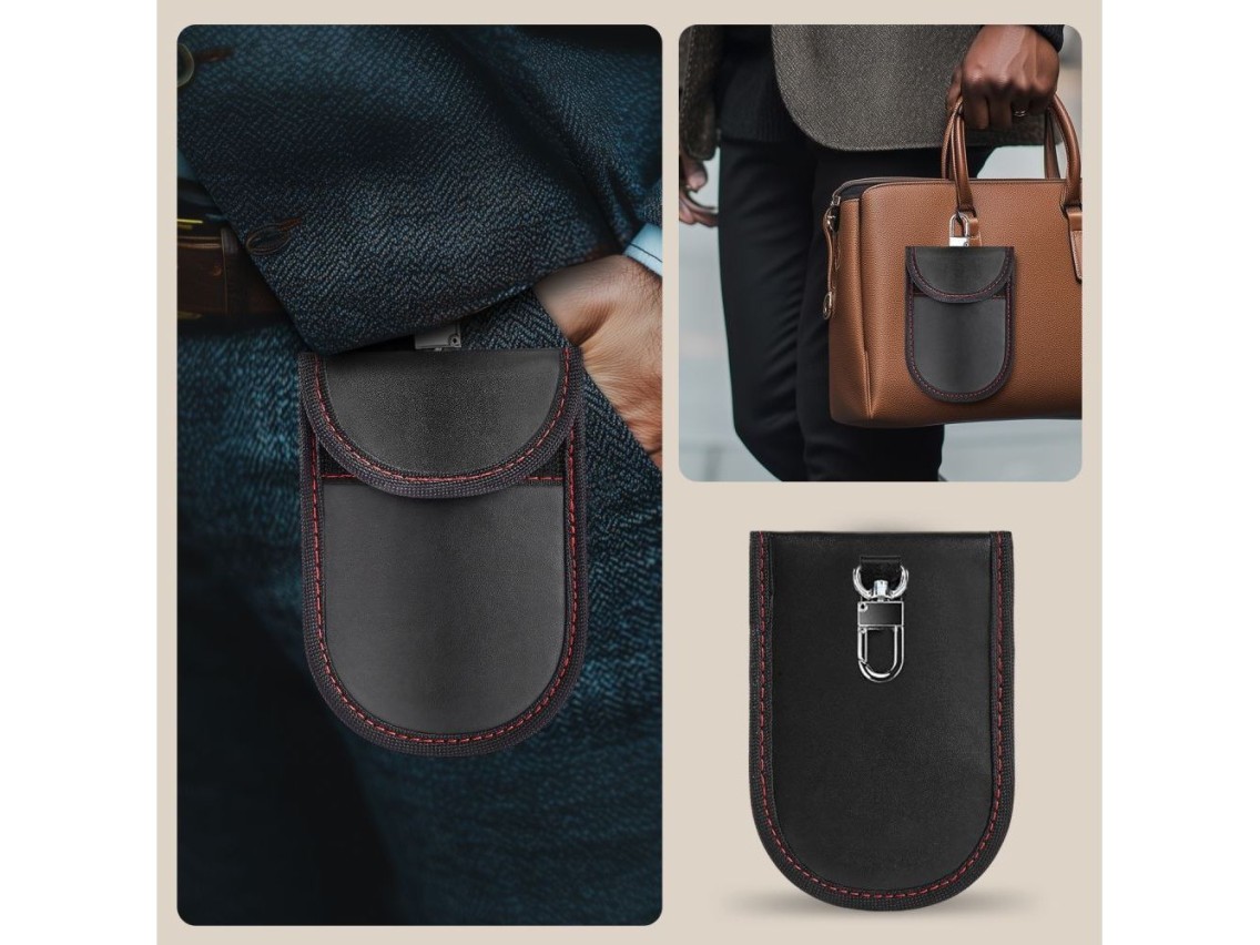 Funda Tech-Protect KLR100 con protecci�n RFID - Negra y roja