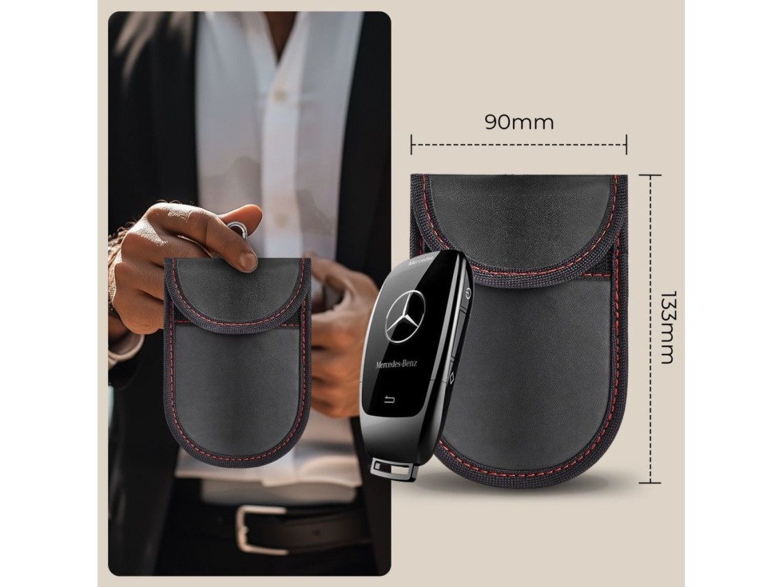 Funda Tech-Protect KLR100 con protecci�n RFID - Negra y roja