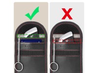 Funda Tech-Protect KLR100 con protecci�n RFID - Negra y roja