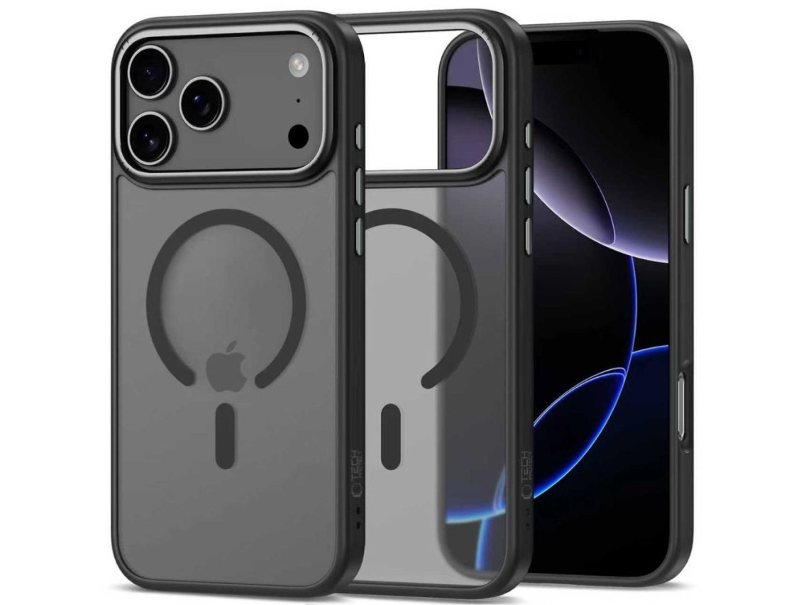 Tech-Protect MagEdge MagSafe Case for iPhone 17 Pro - Matte Black