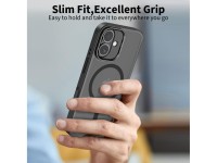 Tech-Protect MagStand MagSafe case for iPhone 17 - matte black Tech-Protect MagStand MagSafe case for iPhone 17 - matte black