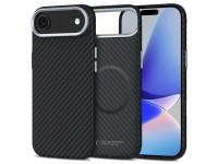 Capa Tech-Protect Ion Carbon MagSafe para iPhone 17 Air - Preto e Prata