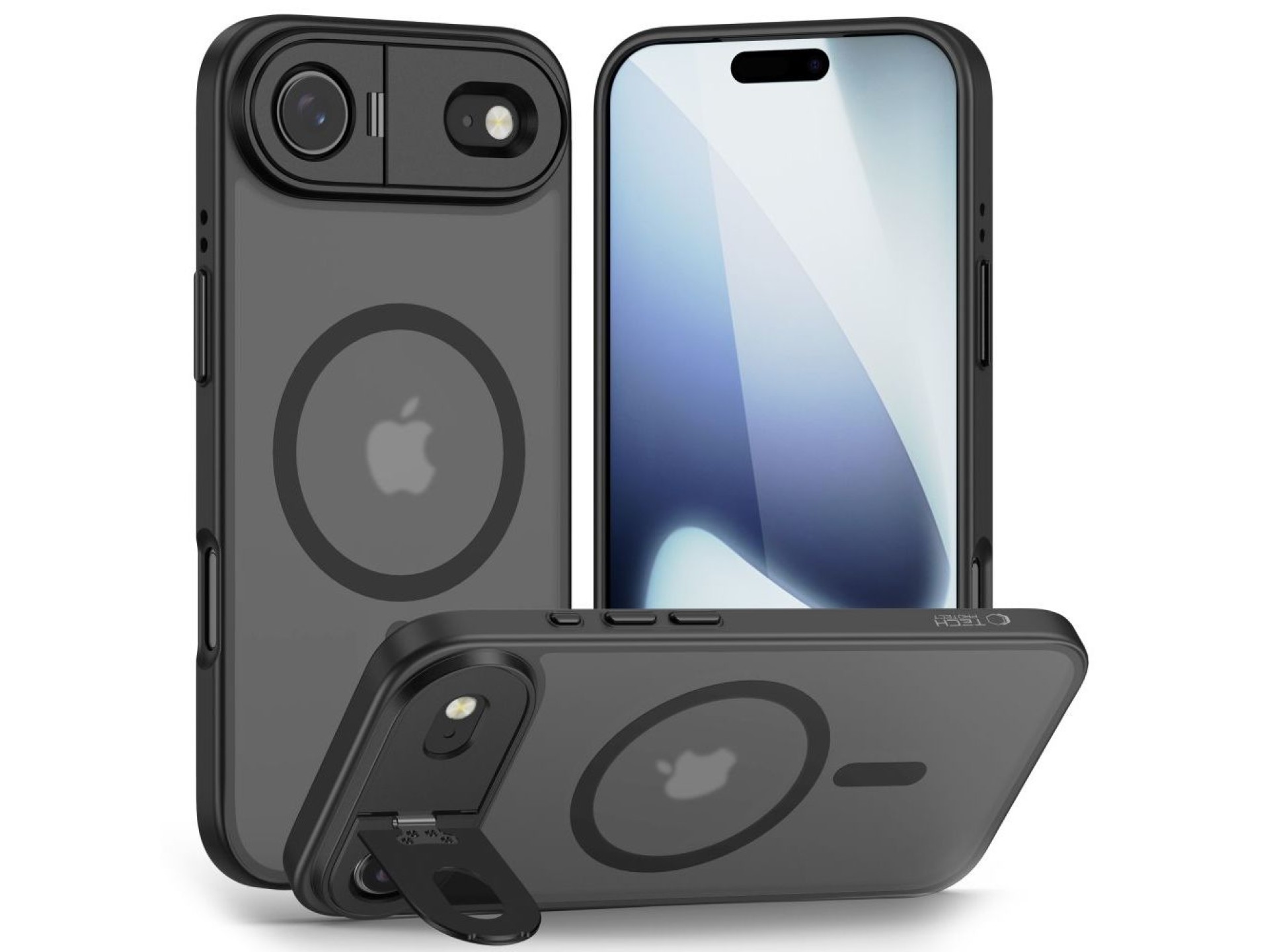 Tech-Protect MagStand MagSafe Case for iPhone 17 Air - Matte Black