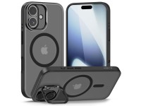 Tech-Protect MagStand MagSafe case for iPhone 17 - matte black Tech-Protect MagStand MagSafe case for iPhone 17 - matte black