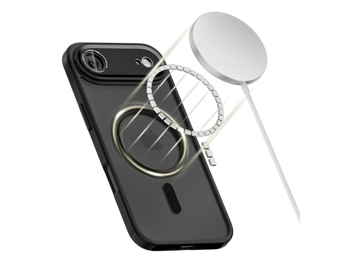 Capa Tech-Protect MagCam MagSafe para iPhone 17 Air - Preto Fosco