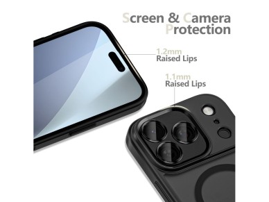 Tech-Protect MagCam MagSafe Case for iPhone 17 Pro Max - Matte Black Tech-Protect MagCam MagSafe Case for iPhone 17 Pro Max - Matte Black