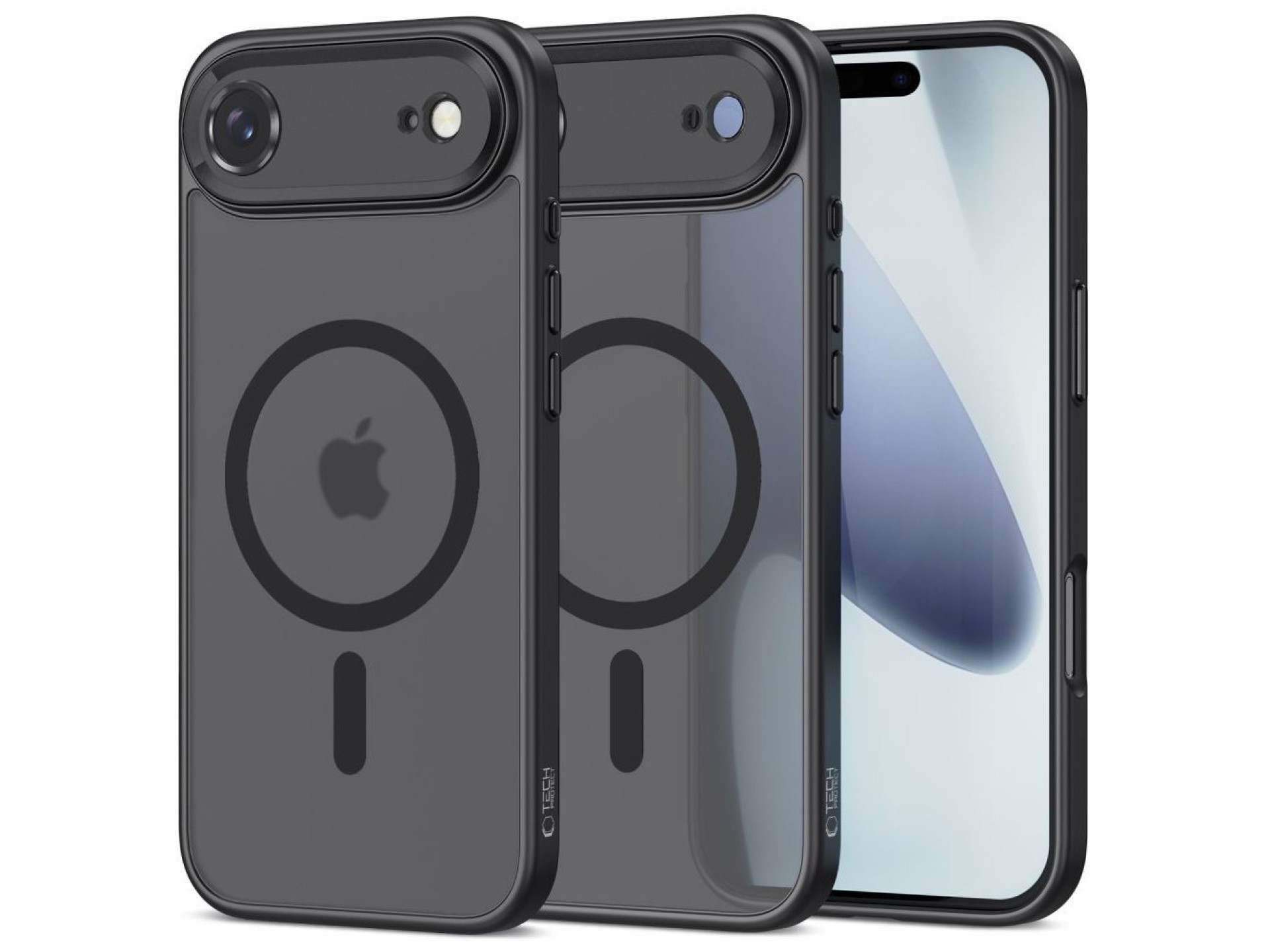 Capa Tech-Protect MagCam MagSafe para iPhone 17 Air - Preto Fosco