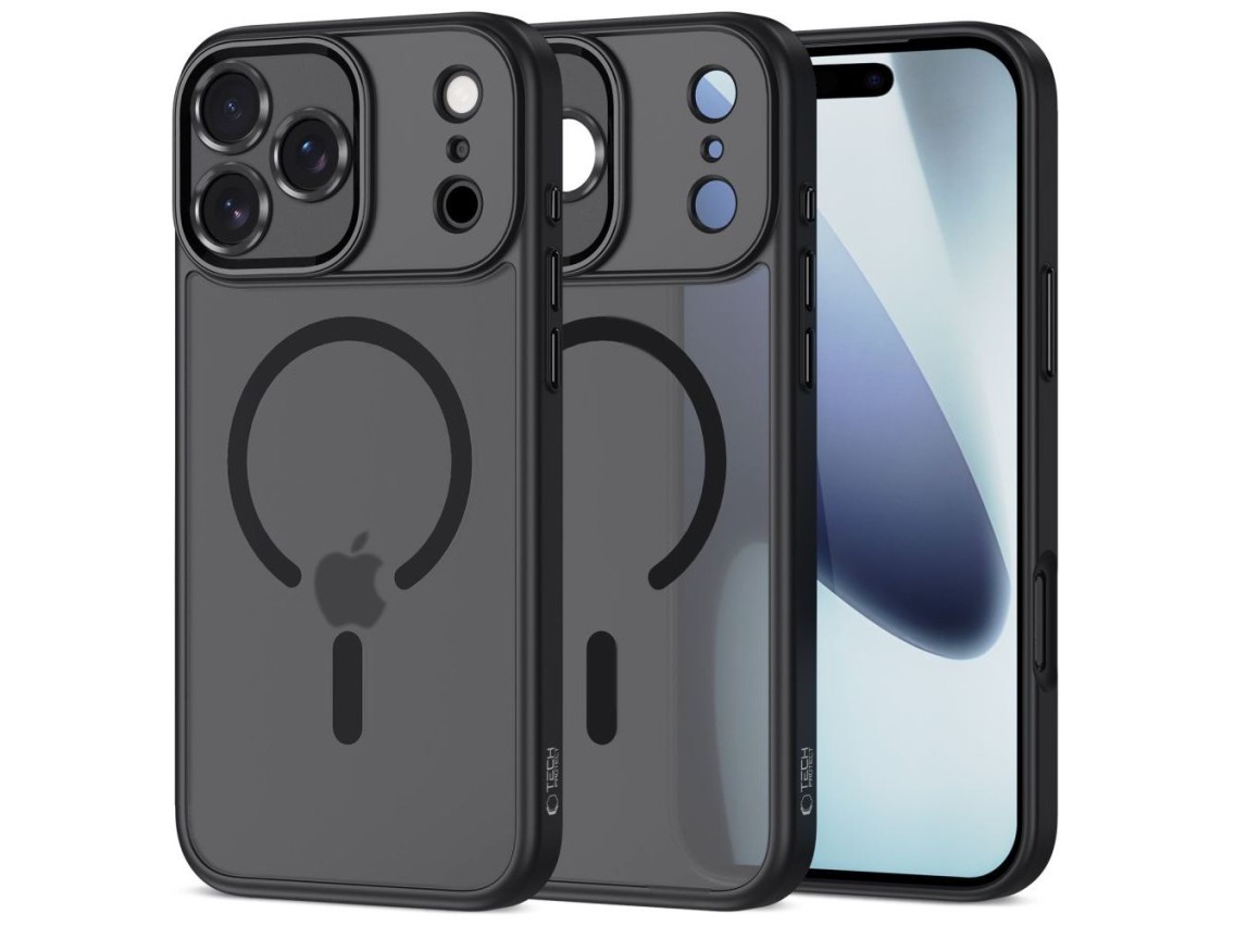 Capa Tech-Protect MagCam MagSafe para iPhone 17 Pro Max - Preto Fosco