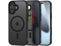 Tech-Protect MagMat XT 4-set MagSafe case for iPhone 17 - matte black Tech-Protect MagMat XT 4-set MagSafe case for iPhone 17 - matte black