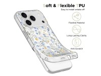 Capa Tech-Protect FlexAir MagSafe para iPhone 17 Pro - Margaridas com Folhas Capa Tech-Protect FlexAir MagSafe para iPhone 17 Pro - Margaridas com Folhas