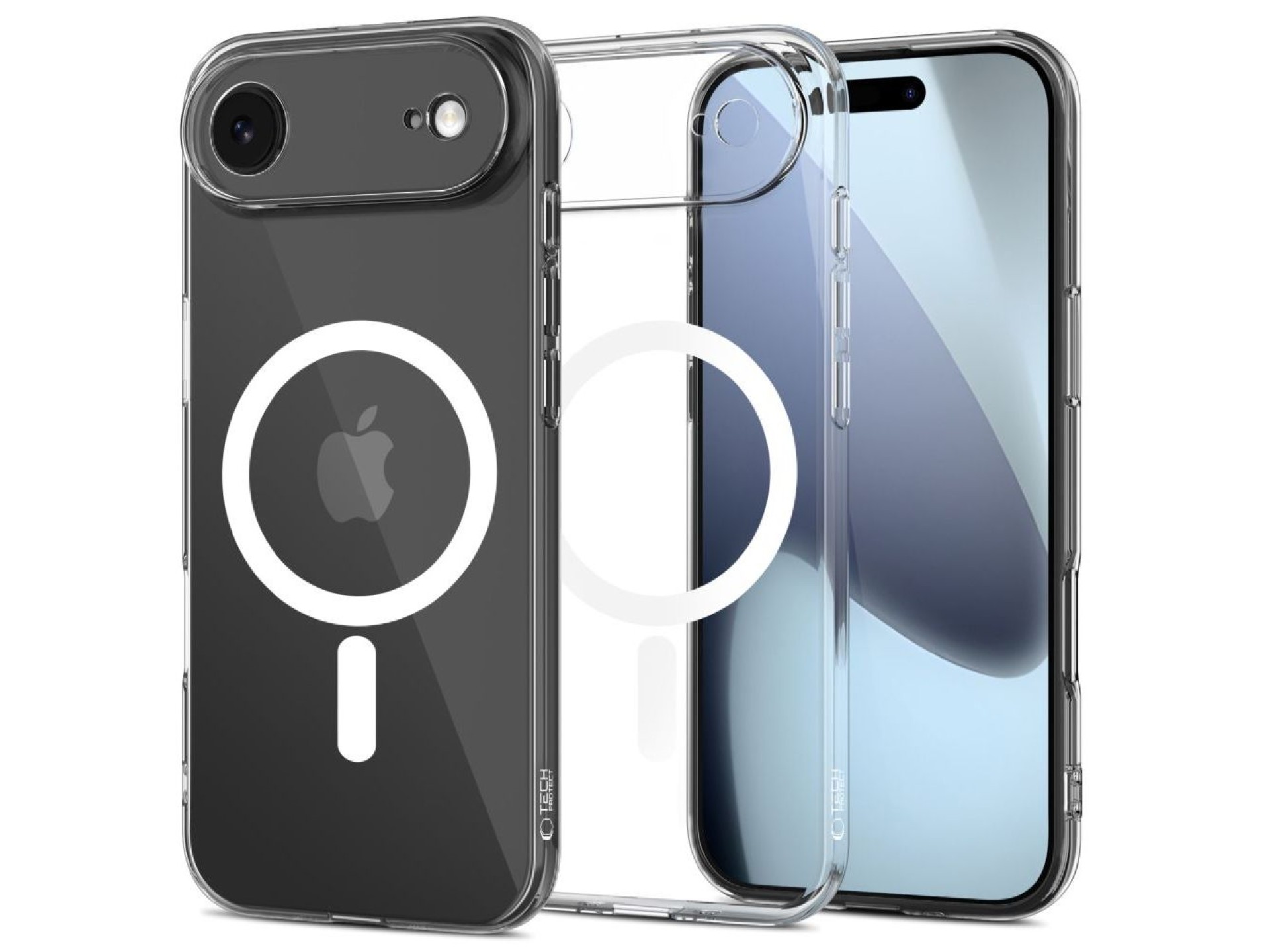 Capa Tech-Protect FlexAir MagSafe para iPhone 17 Air - Transparente