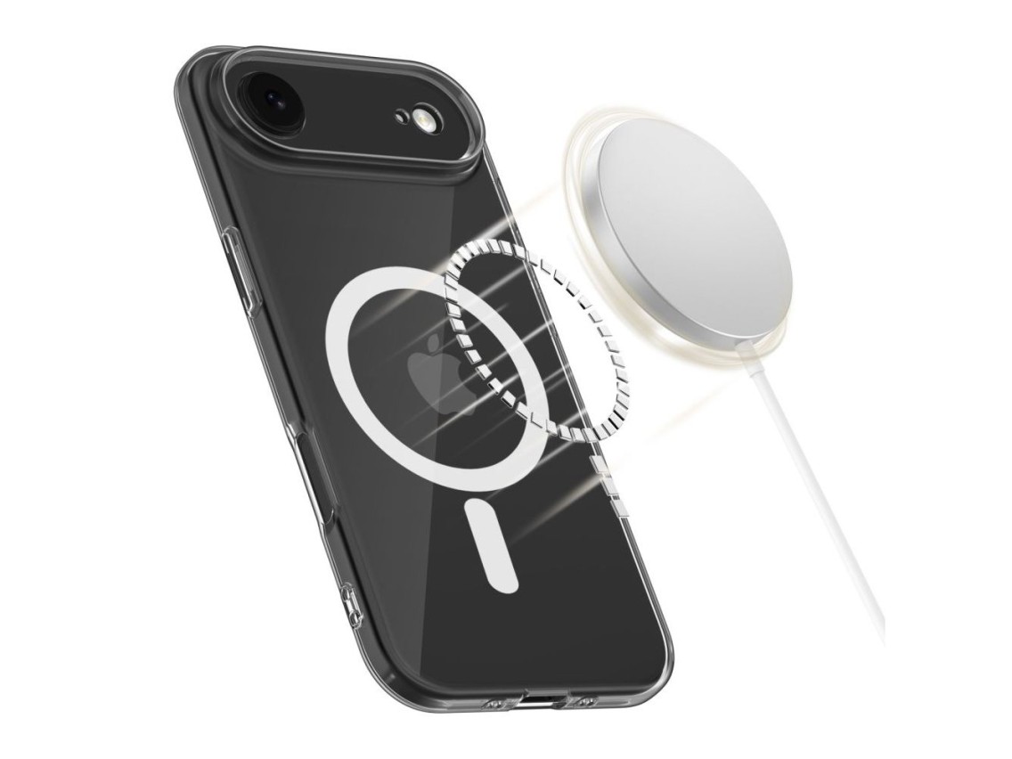 Capa Tech-Protect FlexAir MagSafe para iPhone 17 Air - Transparente