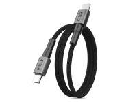 Cable USB-C PD Tech-Protect Ultraboost DNA MagTwist 100W / 5A 100 cm - Gris Cable USB-C PD Tech-Protect Ultraboost DNA MagTwist 100W / 5A 100 cm - Gris