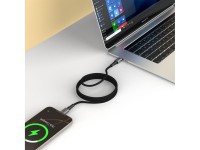 Cable USB-C PD Tech-Protect Ultraboost DNA MagTwist 100W / 5A 100 cm - Gris Cable USB-C PD Tech-Protect Ultraboost DNA MagTwist 100W / 5A 100 cm - Gris