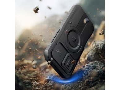 Tech-Protect Kevlar MagSafe case for iPhone 17 - black