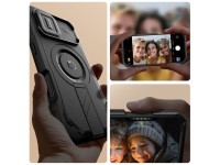 Tech-Protect Kevlar MagSafe case for iPhone 17 - black
