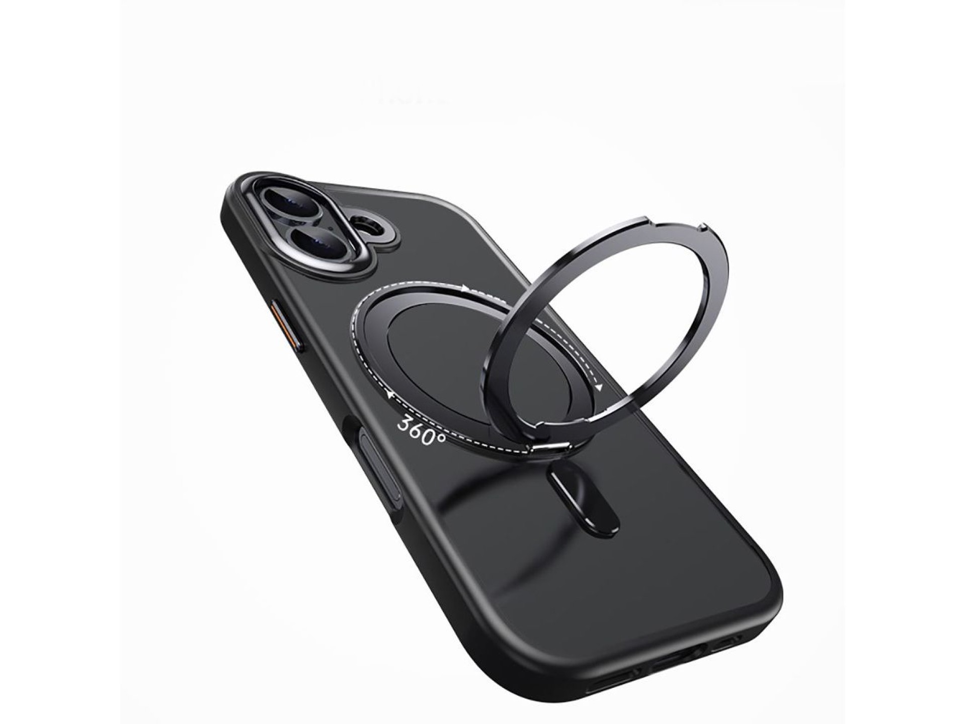 Funda Tech-Protect MagRing MagSafe para iPhone 17 - negro mate