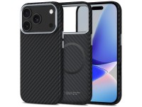 Funda Tech-Protect Ion Carbon MagSafe para iPhone 17 Pro Max - Gris/Negro