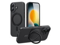 Funda Tech-Protect MagRing MagSafe para iPhone 17 - negro mate Funda Tech-Protect MagRing MagSafe para iPhone 17 - negro mate