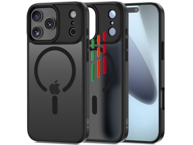 Funda Tech-Protect MagMat XT MagSafe de 4 piezas para iPhone 17 Pro - Negro mate