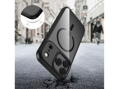 Tech-Protect MagMat MagSafe Case for iPhone 17 Pro Max - Clear Black Tech-Protect MagMat MagSafe Case for iPhone 17 Pro Max - Clear Black