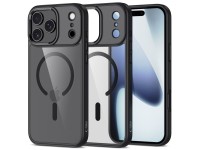 Funda Tech-Protect MagMat MagSafe para iPhone 17 Pro Max - Negro transparente Funda Tech-Protect MagMat MagSafe para iPhone 17 Pro Max - Negro transparente