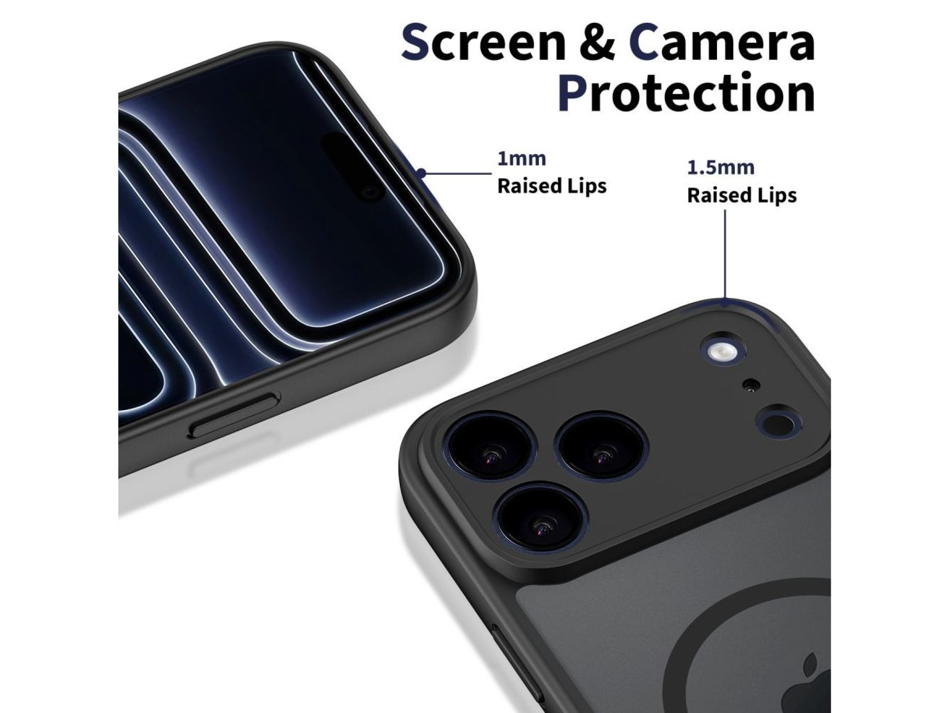 Tech-Protect BasicMag MagSafe Case for iPhone 17 Pro Max - Matte Black