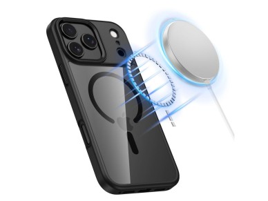 Tech-Protect MagMat MagSafe Case for iPhone 17 Pro - Clear Black Tech-Protect MagMat MagSafe Case for iPhone 17 Pro - Clear Black