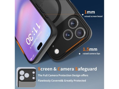 Tech-Protect BasicMag MagSafe Case for iPhone 17 Pro Max - Matte Black Tech-Protect BasicMag MagSafe Case for iPhone 17 Pro Max - Matte Black