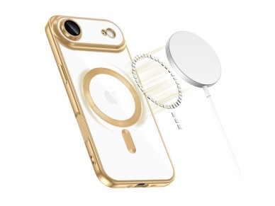 Tech-Protect MagFlex MagSafe Case for iPhone 17 Air - Transparent Gold Tech-Protect MagFlex MagSafe Case for iPhone 17 Air - Transparent Gold