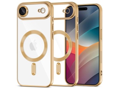 Tech-Protect MagFlex MagSafe Case for iPhone 17 Air - Transparent Gold Tech-Protect MagFlex MagSafe Case for iPhone 17 Air - Transparent Gold