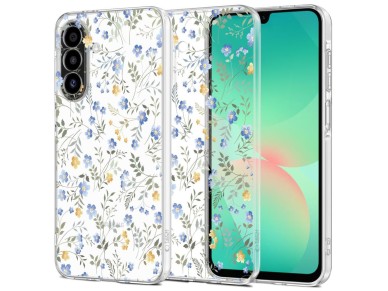 Tech-Protect FlexAir+ Case for Samsung Galaxy A17 4G / 5G - Daisies with Leaves Tech-Protect FlexAir+ Case for Samsung Galaxy A17 4G / 5G - Daisies with Leaves
