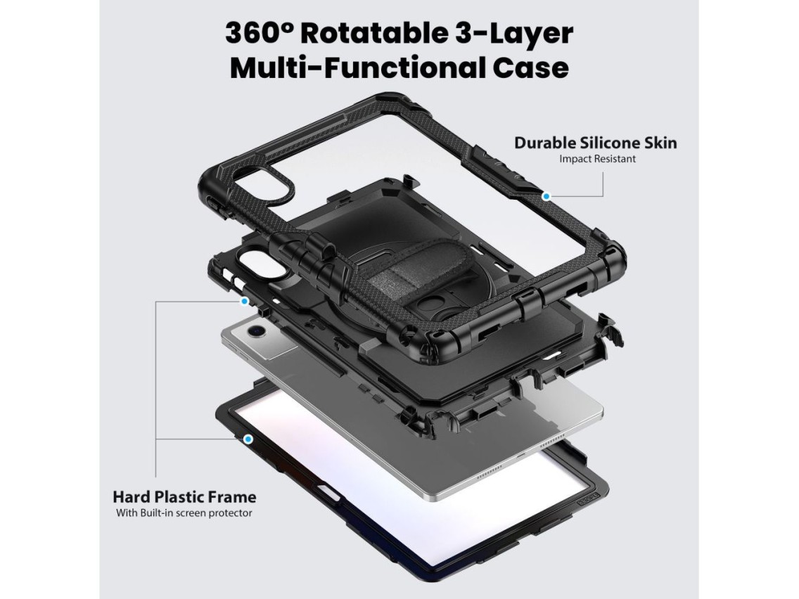Tech-Protect Solid Case for Lenovo Idea Tab 11.0 TB-336 - Black