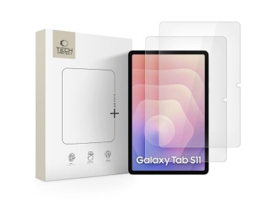 Protector de pantalla de vidrio templado Tech-Protect Glass Fit+ (paquete de 2) para Samsung Galaxy 