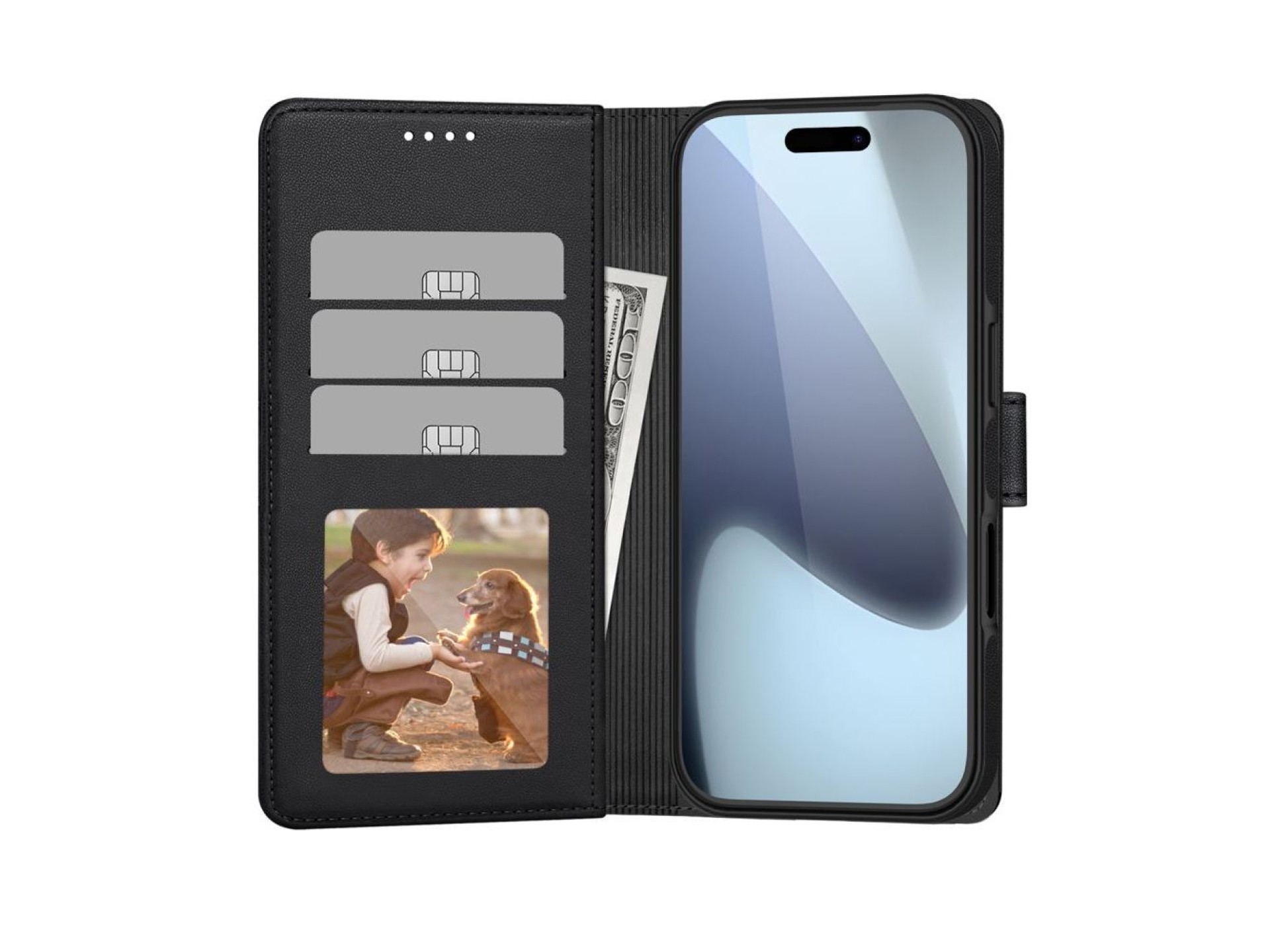 Tech-Protect Wallet MagSafe case for iPhone 17 Pro - matte black