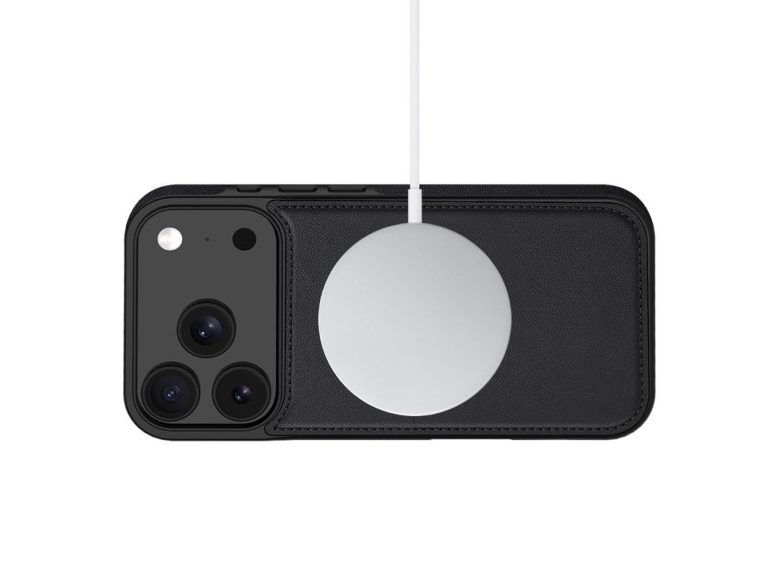 Tech-Protect Wallet MagSafe case for iPhone 17 Pro - matte black