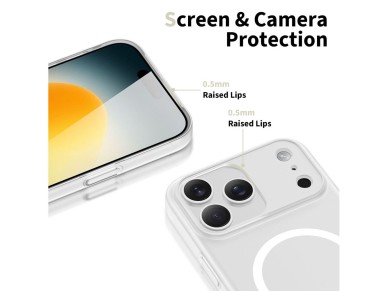 Tech-Protect MagSlim MagSafe Case for iPhone 17 Pro Max - Matte White Tech-Protect MagSlim MagSafe Case for iPhone 17 Pro Max - Matte White