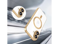 Capa Tech-Protect MagFlex MagSafe para iPhone 17 - Dourada Transparente Capa Tech-Protect MagFlex MagSafe para iPhone 17 - Dourada Transparente