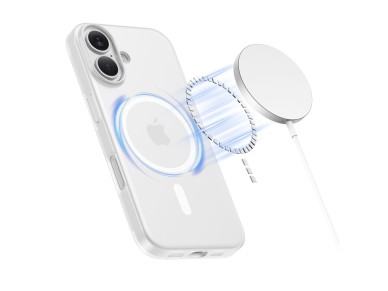 Funda Tech-Protect MagSlim MagSafe para iPhone 17 - blanco mate