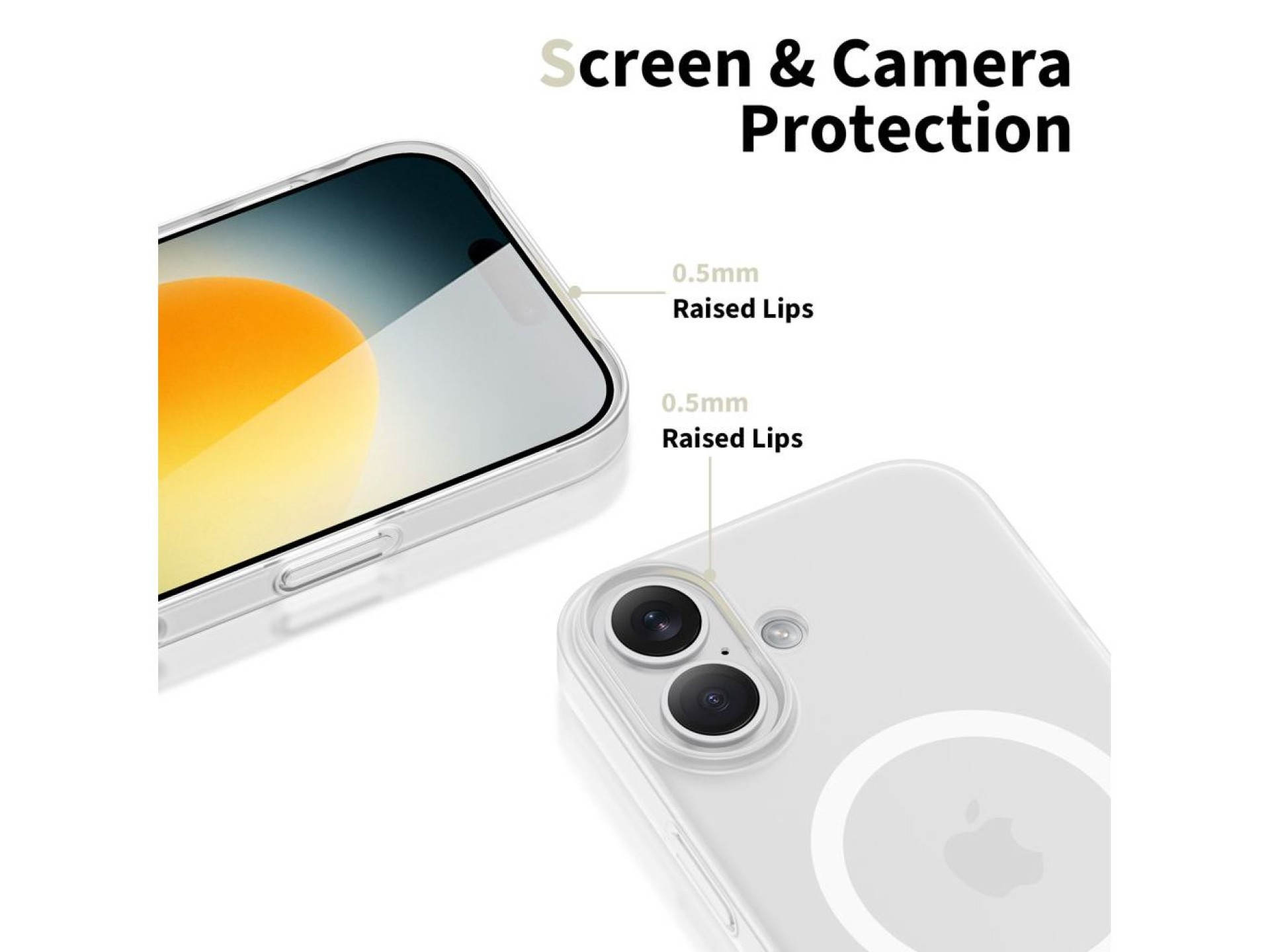 Capa Tech-Protect MagSlim MagSafe para iPhone 17 - branco fosco