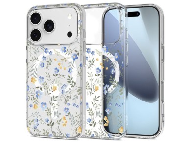 Tech-Protect FlexAir MagSafe Case for iPhone 17 Pro Max - Daisies with Leaves Tech-Protect FlexAir MagSafe Case for iPhone 17 Pro Max - Daisies with Leaves