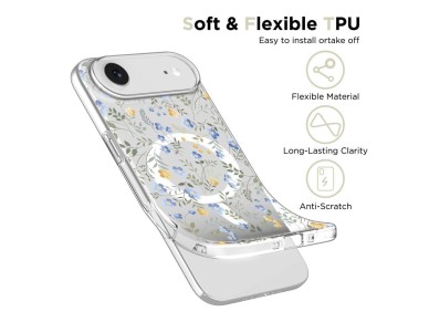 Tech-Protect FlexAir MagSafe Case for iPhone 17 Air - Daisies with Leaves Tech-Protect FlexAir MagSafe Case for iPhone 17 Air - Daisies with Leaves